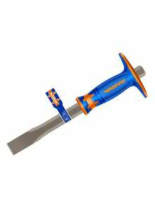 Cincel de corte frío 25mm X 12", 30 cm, tratado térmicamente con un revestimiento de polvo límpido protector para una mayor durabilidad. - azul real - Ver 3