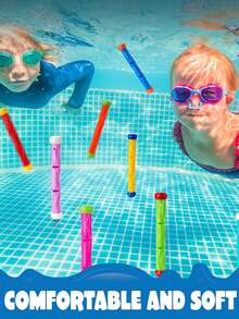 11件/4件/3件潜水圈泳池玩具，适合4-8岁儿童的潜水池玩具，鲨鱼鱼雷潜水套装，章鱼儿童水上趣味玩具，夏季必备水下游泳投掷礼物，适合男孩和女孩