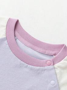 mini bala Boys' And Girls' Shape-Resistant Colorful Cute Short Sleeve T-Shirt Summer - Milky White - View 7