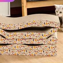 Toys Pet Scratching Board Corrugated Cardboard Pad Grinding Nails Interactive Protecting Furniture Cats Scratcher Toy