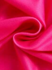 2 Pieces Girls Toddler Short Sleeve Shorts Pajama Set, Knitted Fabric Pencil Print Loungewear - Pink - View 3