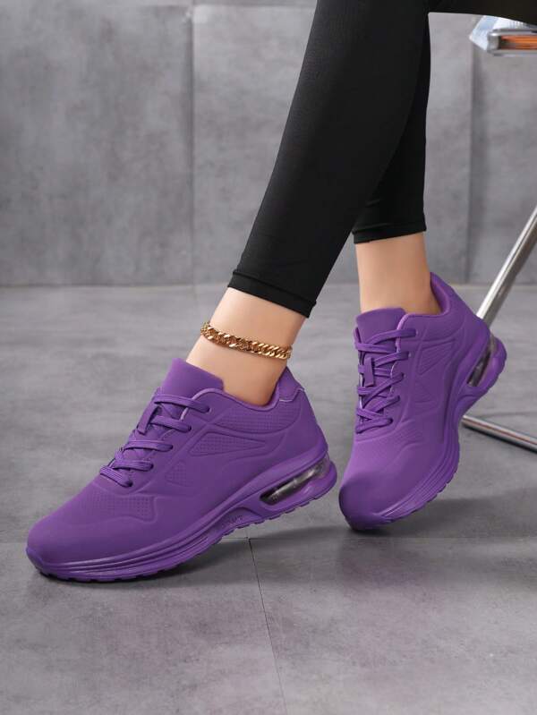 Zapatillas de deporte con cojín de aire, todo terreno y para todas las estaciones, para hombres y mujeres. Zapatos casuales con suela gruesa para viajes, transpirables para correr y calzado deportivo casual.