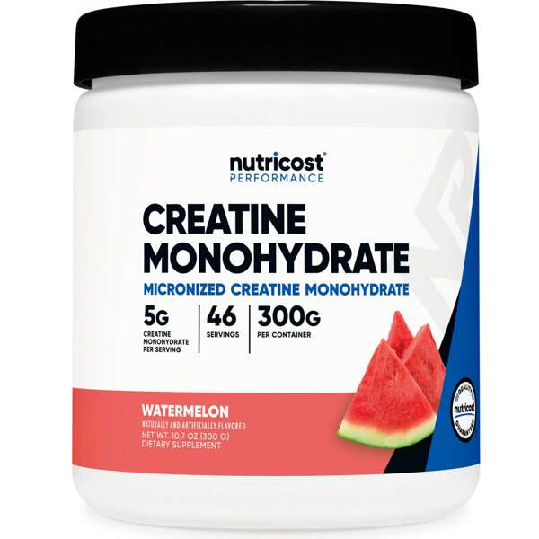 Creatine Monohydrate Powder Watermelon (300g) | Amino Acid Workout Supplement For Men And Women