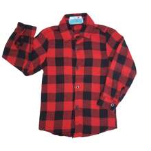 Camisa Xadrez Infantil Manga Longa Country Festa Junina/Julina Outono Inverno