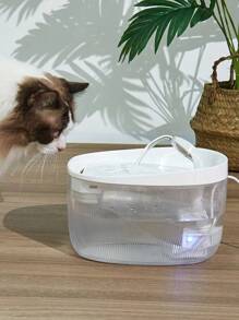 2.2L/74OZ/0.58加仑大容量自动猫饮水器，USB电源线，多种供水模式，水泵静音防干烧，7天健康饮用水和1天应急储水，可更换滤芯 - 彩色 - 查看 7