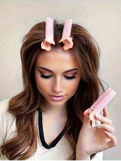 2 pezzi Accessori per capelli fai-da-te per donne, molletta volumizzante per frangia invisibile e autoadesiva, kit per acconciature