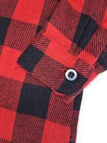 Camisa Xadrez Infantil Manga Longa Country Festa Junina/Julina Outono Inverno