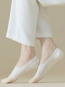 1/3/6 pares de calcetines invisibles de corte bajo para mujer con silicona antideslizante, malla, soporte del arco, para uso casual, deportivo y de verano