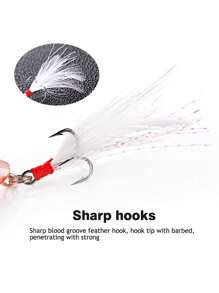 SOUGAYILANG Naluci de pescuit 4g 6 culori Momeală tare artificială Minnow cu ochi 3D, pentru Bas Somn Stiuca Biban Topwater Bass Momeală, Ideală pentru cadouri de obiecte de pescuit de apă dulce