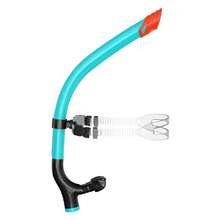 JoyMaySun Swim Training Snorkel Center-Mount Front Comfortable Mounted Silicone Mouthpiece Junior Swimmers Equipment For Lap Swimming Swimming Training, Beach Essentials, Beach Accessories, Pool Float