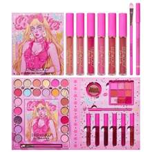 KEVIN COCO Kevin & Coco 37-farbiges Bar bie-Make-up-Set – Lidschatten, Lippenstift, Highlighter, Rouge, Pinsel und mehr in einem Etui – ideal zum Verschenken oder zum Kreieren einzigartiger und lustiger Looks – ultra-komplette und farbenfrohe Sonderedition – ✅ Versand innerhalb von 24/72 Stunden nach Spanien (Halbinsel)