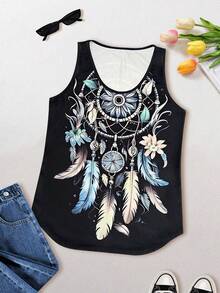 Bluse senza maniche da donna con design versatile e alla moda, leggere ed eleganti, adatte per casual, vacanze, ufficio, viaggi, estate - Nero - Visualizzare 3