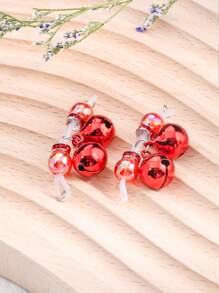 2Pcs Fake Nipple Rings For Women Sparkling Non-Piercing Dangle Nipplerings Nipple Fake Nipple Piercing Jewelry Sexy Women Clothing Accessories