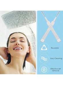 10pcs Shower Cleaning Brush, Shower Hole Cleaning Brush Tool, Bathroom Toilet Shower Head Crevice Cleaning Needle, Cleaning And Unclogging Tool, Household Cleaning Supplies (Random Color/Style)
