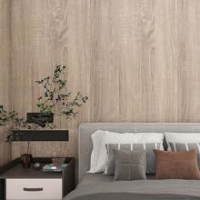 ucdfi 1 rolă de tapet adeziv gri cu aspect de lemn, tapet autoadeziv din PVC detașabil, pentru decor interior, utilizare pe dulapuri de bucătărie, baie, decor cameră dormitor decor perete decor baie decor dormitor decor cameră lucruri decor living decor casă decor casă living tapet artă murală tapete autocolante de perete autocolant de perete