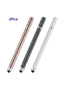Dual-Spitzen Makronen Farbverlauf Touchscreen Stylus Stift, runde Scheiben Touchscreen Stift für Handy, Tablets, Schreiben, Bearbeiten, Zeichnen, universeller kapazitiver Stylus
