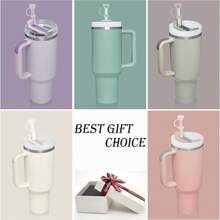 4pcs/2pcs Straw Covers Cap Reusable Silicone Straw Toppers Compatible With Stanley Cup Spill Leak Stopper Splash Dust Proof Straws Cover(Random Color)