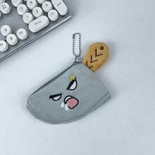 1pc Fashionable Creative Knife Plush Coin Purse, Funny Knife Doll Pendant Kids Coin Pouch