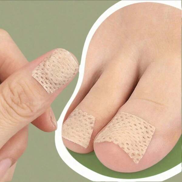 16/32/64 Patches Of Foot Care Patches Can Be Used Day And Night,No Glue Nail Stickers