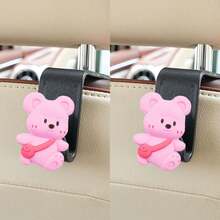 1pc/2pcs Cartoon Car Seat Headrest Hook, Multifunctional Hanger For Car - one-size - View 11