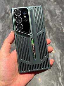 Funda de teléfono de lujo con disipación de calor, compatible con Samsung S25 S23 S24 Ultra S23 Plus, con protección de lente, a prueba de golpes y cubierta trasera refrescante para el verano