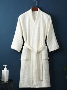 Szlafrok Wiosna Lato Szlafrok Długi Wager Szlafrok Hotelowy Salon Kosmetyczny Cienki Szlafrok Męski I Damski Wystrój Domu Łazienka Powrót Do Szkoły