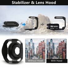 Video Camera, 8K Video Camera 48MP 15FPS UHD WiFi Video Blogging Camera With IR Night Vision, 3" Touch Screen 18x Digital Zoom With Fill Light, Microphone, Stabilizer, Lens Hood, Remote Control And 2 Batteries - All-in-one Luxury Package - View 7