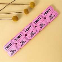 100pcs/Set Raffle Tickets Double Roll, Tickets For Events, Carnivals, Door Prizes, Drinks And More