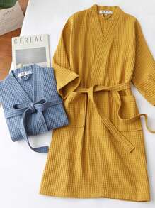 Szlafrok Wiosna Lato Szlafrok Długi Wager Szlafrok Hotelowy Salon Kosmetyczny Cienki Szlafrok Męski I Damski Wystrój Domu Łazienka Powrót Do Szkoły