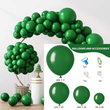 129 Stücke pastellblaue Ballons in verschiedenen Größen 18 12 10 5 Zoll für Girlanden und Bögen, hellblaue Ballons für Geburtstag, Baby-Dusche, Geschlechteroffenbarung, Ostern, Hochzeit, Party-Dekoration, Sommer-Geschenke, Stranddekor, Einschulung, Schul-Bedarf, Raumdekoration