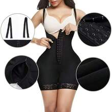 Improve Your Figure And Enhance Your Temperament, Say No To Body Anxiety, Help Shape Your Figure, High-Waist One-Piece With Button-Up Waist Cincher And Tight-Fitting, Women's One-Piece Shaping Garment, Women's Postpartum Shaping Garment.