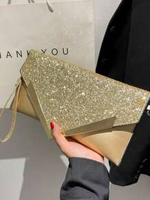 Sac de soirée élégant décoré de paillettes