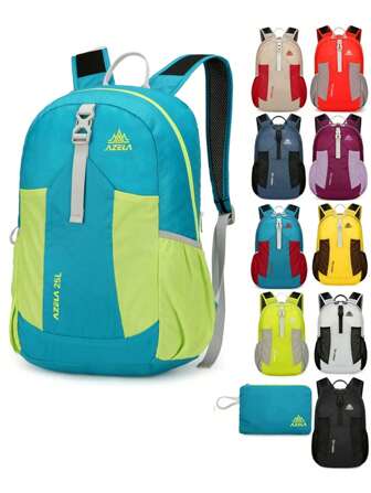 1 件校园背包，轻便可折叠户外运动背包，适用于学校用品，返校