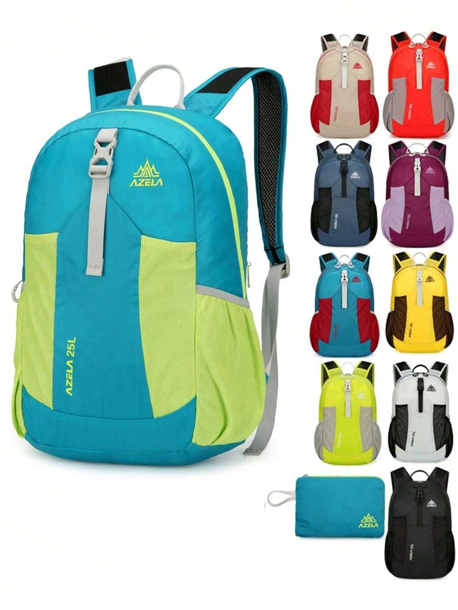 1 Stück Campus Rucksack, leichter faltbarer Outdoor-Sport Rucksack, für Schulmaterial, Rückkehr zur Schule Schulrucksack - Verschiedenfarbig - Übersicht 1
