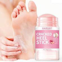 BARUBT 2 件套桃子足霜，适用于足部和足跟龟裂，防止足部龟裂，使双脚光滑柔软，深层滋养足部护理，含角鲨烷