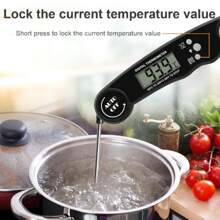 Klappsonde elektronisches Fleischthermometer, Steakthermometer, Küchenthermometer, Küchenflaschenöffner, Lebensmittelthermometer