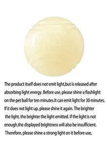 夜间发光跳跳球，狗宠物球，耐咬玩具球，大中小型犬磨牙训练玩具球（本产品为弹性球，本身不发光。 - 彩色 - 查看 15