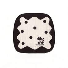 1pc Car Seat Cushion, Universal Cute Cartoon Cat Design, Car Interior Seat Cover Pad
