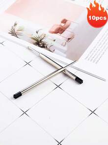 10 Multi-Purpose Ballpoint Pen Refills, Universal Refill Length 10cm, International Standard Refills For School, Office, Ballpoint Pen Refills For Click Pens, 1mm Medium Nib, Parker Refills Compatible - Multicolor - View 14