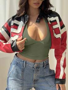 3pcs/Set Mystra Women's Solid Color Pleated Slim Fit Halter Neck Camisole