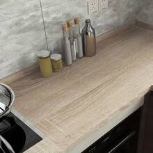 ucdfi 1 rolă de tapet adeziv gri cu aspect de lemn, tapet autoadeziv din PVC detașabil, pentru decor interior, utilizare pe dulapuri de bucătărie, baie, decor cameră dormitor decor perete decor baie decor dormitor decor cameră lucruri decor living decor casă decor casă living tapet artă murală tapete autocolante de perete autocolant de perete