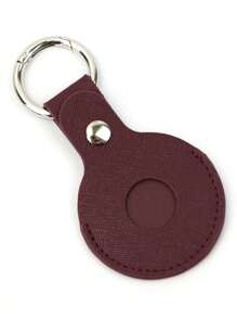 Estuche personalizado con iniciales en relieve 3D por estampación en caliente para Airtag de Apple. Funda de piel protectora con llavero compatible con Airtag. Cubierta para rastreador compatible con collar de perro o gato New Airtag