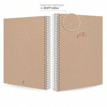 iscool Spot Glitter Colors Spiral Notebook For Girls - 米色(閃粉) - 查看 2