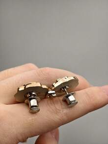 1對山茶花扣腰帶扣，窗簾扣，浴簾扣，無需縫製多功能可拆卸扣，適用於窗簾、披風、襯衫、牛仔褲，彈性調節扣，多功能扣