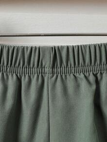 2pcs Toddler Boys Summer New Style Short Sleeve T-Shirt And Casual Shorts Set - Multicolor - View 9