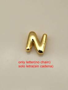 MECYLIFE 1 chiếc vòng cổ tên tùy chỉnh, mặt dây chuyền chữ cái phổ biến được cá nhân hóa dành cho phụ nữ làm quà tặng sinh nhật phụ kiện thời trang, chuỗi chữ cái được bán riêng - Vàng - Xem 13