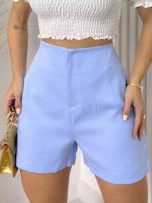 WOMEN'S TAILORED SHORTS AWARD - Baby Blue - View 1