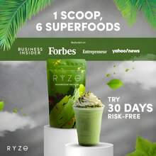 2 PCS Mushroom Matcha, USDA Organic With 6 Adaptogenic Mushrooms And Ceremonial-Grade Japanese Matcha , Energy, Focus, Digestion, Immunity With Cordyceps, Lion's Mane, Reishi, Turkey Tail, 30 Servings - 2 pcs - 查看 5