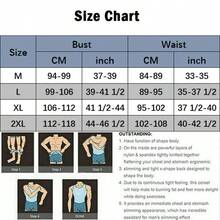 Men Compression Shirt Vest Slimming Body Shaper Shaping Undershirts Shapewear Workout Tank Tops - Black - View 7