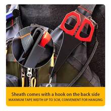 Tunala 6.5-Inch Multi-Functional Stainless Steel Fishing Scissors, High-Quality And High-Precision Fishing Bra Line Titanium Coated Fishing Scissors - Sharp Stainless Steel Blades, Double Saw-Tooth Edge, Braided Line Cutter, Anti-Slip Handle Multi-Functional Fishing Tool, Suitable For Braided Line/Nylon Line/Fluorocarbon Line, With Anti-Slip Handle Sleeve, Molded Locking Tube And Anti-Lost Rope, Anti-Sea Water Corrosion. - Multicolor - View 7